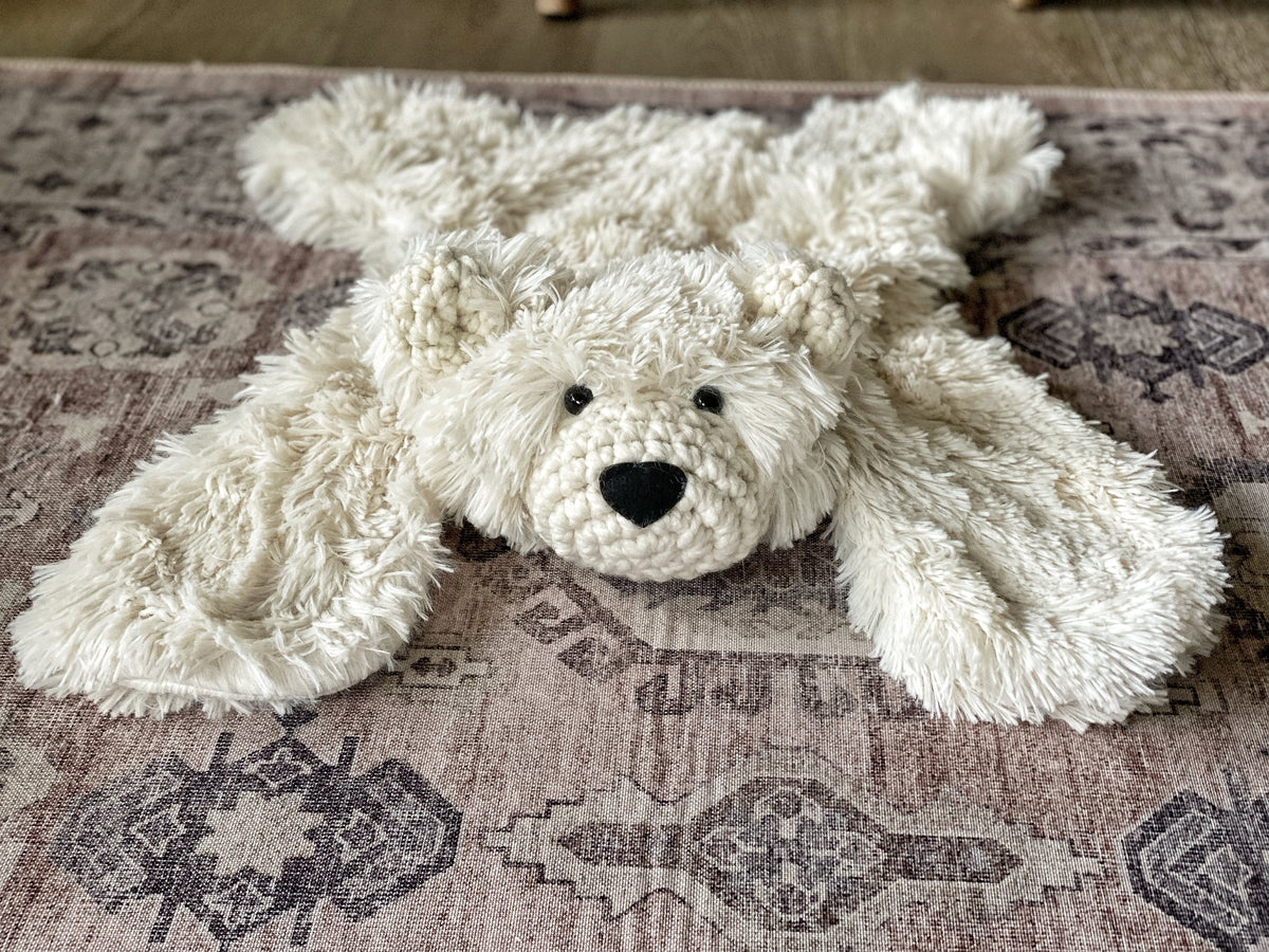Polar Bear Lovey Baby Blanket | Stuffed Animal Lovey – ClaraLoo