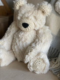 ClaraLoo Large Plush Bear - Ivory Polar Minky