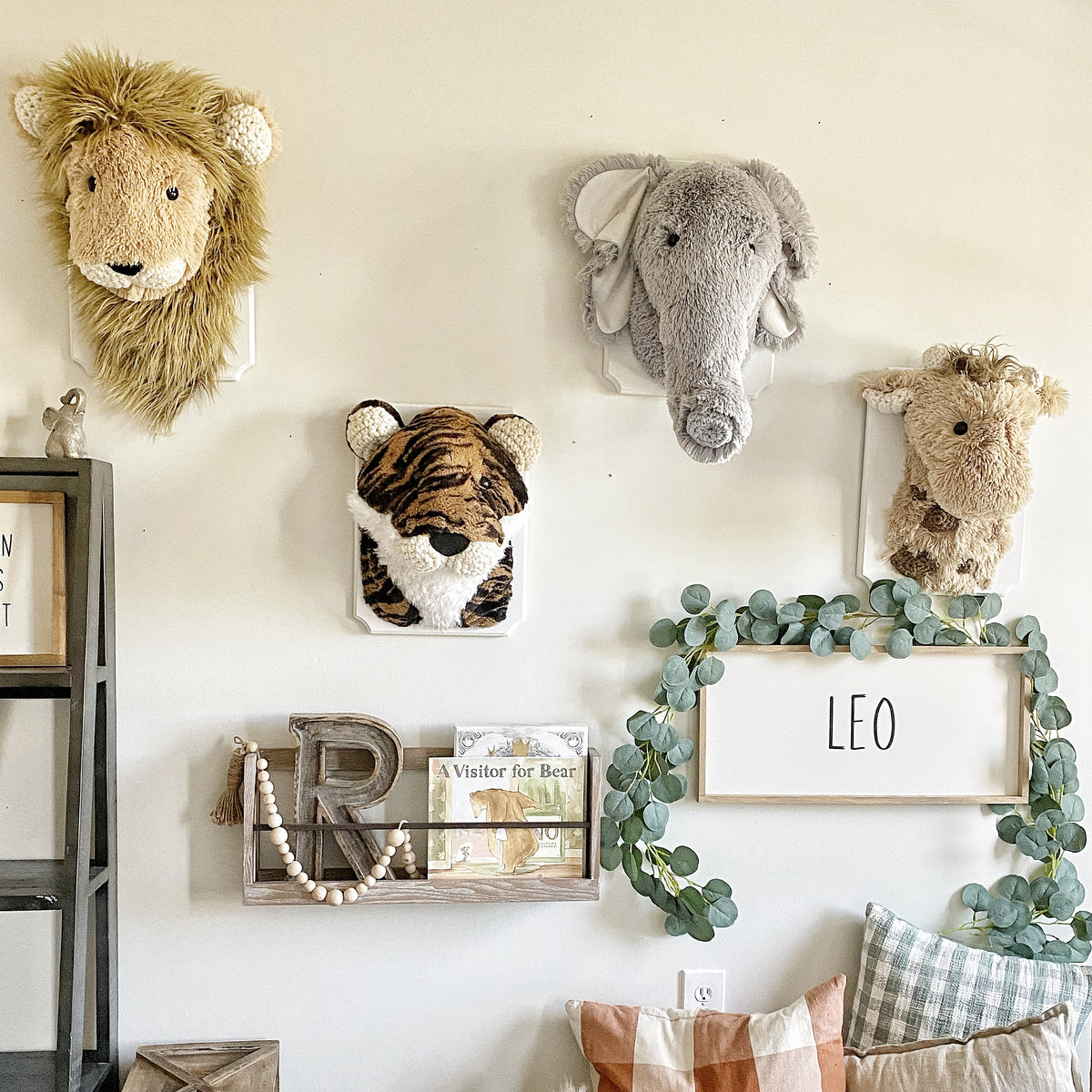 Bear head wall mount nursery online