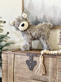 Plush Standing Bear - Grey Grizzly