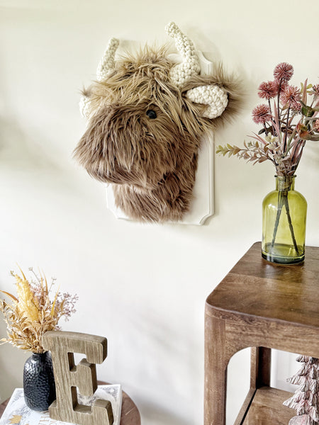 Highland Cow Wall Mount