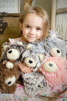 Pink Bear Lovey Baby Blanket