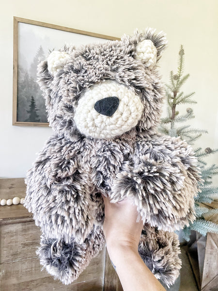 Plush Bear - Brown Frosted Minky