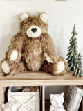 ClaraLoo Large Plush Bear Bud - Cappuccino Grizzly