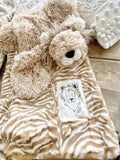 Zebra Blanket - Brown