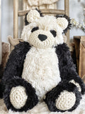 ClaraLoo Large Plush Bear Bud - Panda Minky