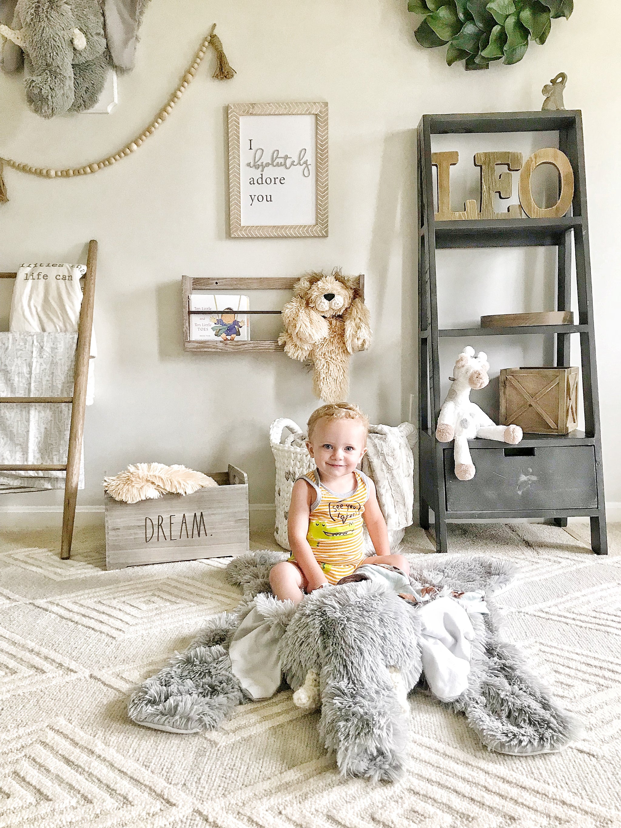 Elephant Rug Nursery Decor Elephant Stuffed Animal Rug ClaraLoo