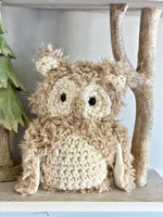 Small Owl Plush - Beige