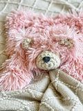 Little Bear Lovey - Pink Minky