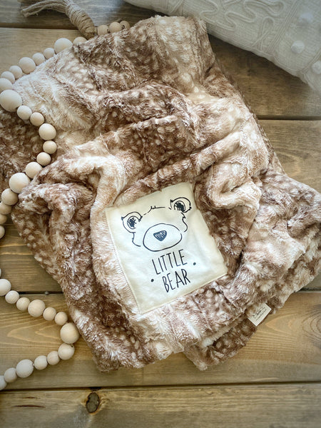 Little Bear Blanket - Brown Fawn